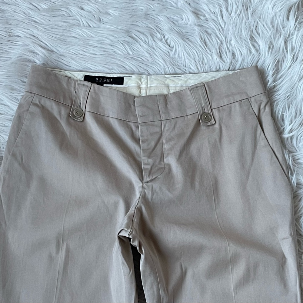 GUCCI Cream Trousers Office Siren Corpcore Y2K Vintage size 42 - Picture 8 of 14